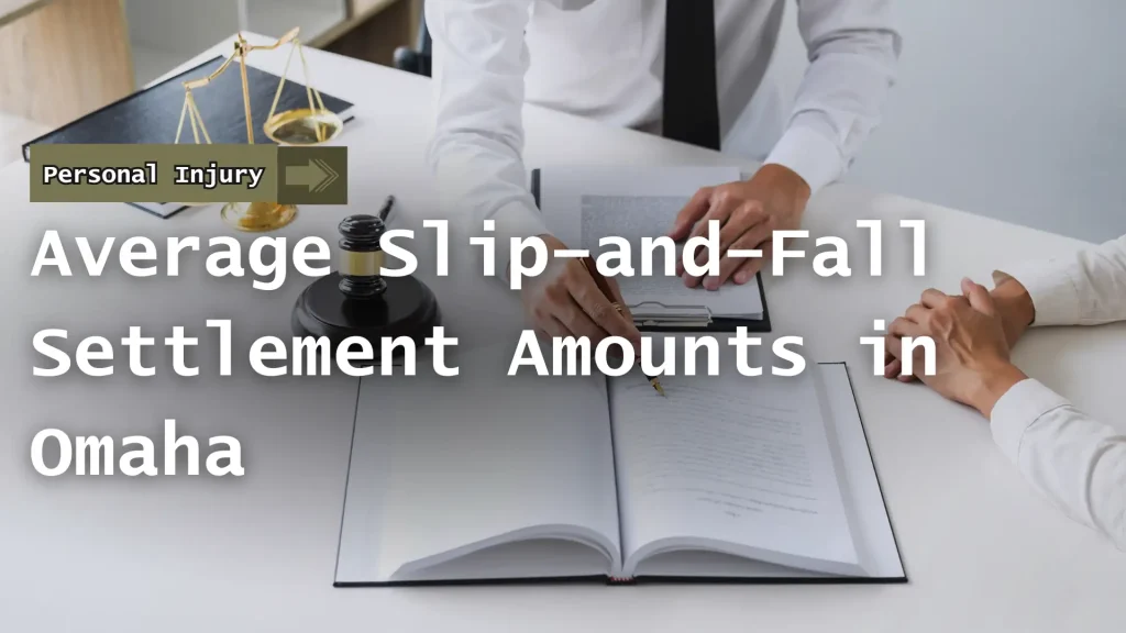 Average Slip-and-Fall Settlement Amounts in Omaha Image